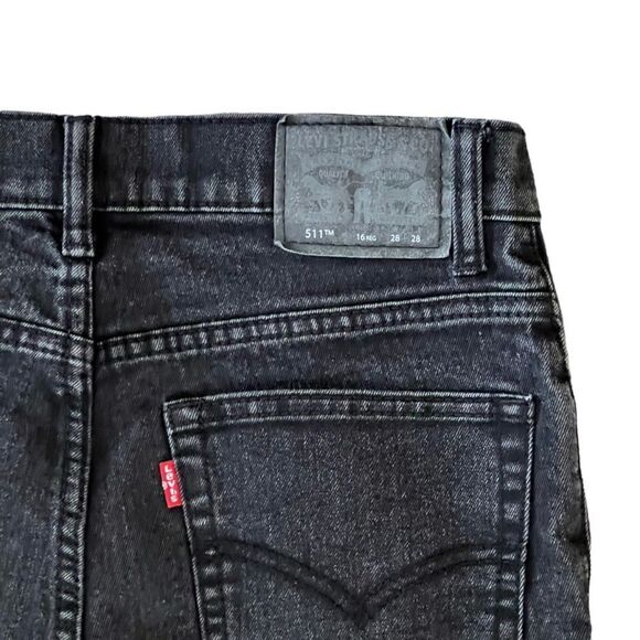 Levi's Boys Black 511 Slim Fit Performance Jean size Regular 16 - Picture 9 of 11